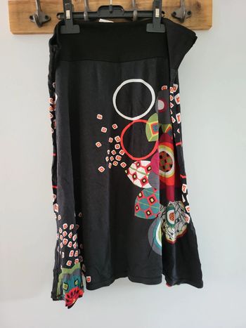 Jupe noir multicolore taille 42 XL