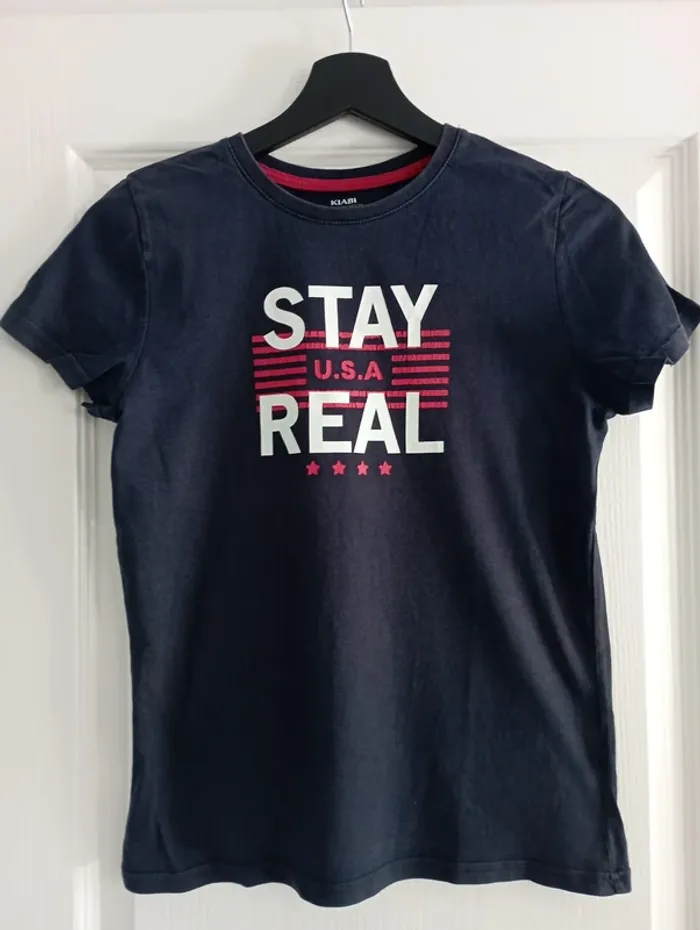 T-Shirt Kiabi marine 12 ans