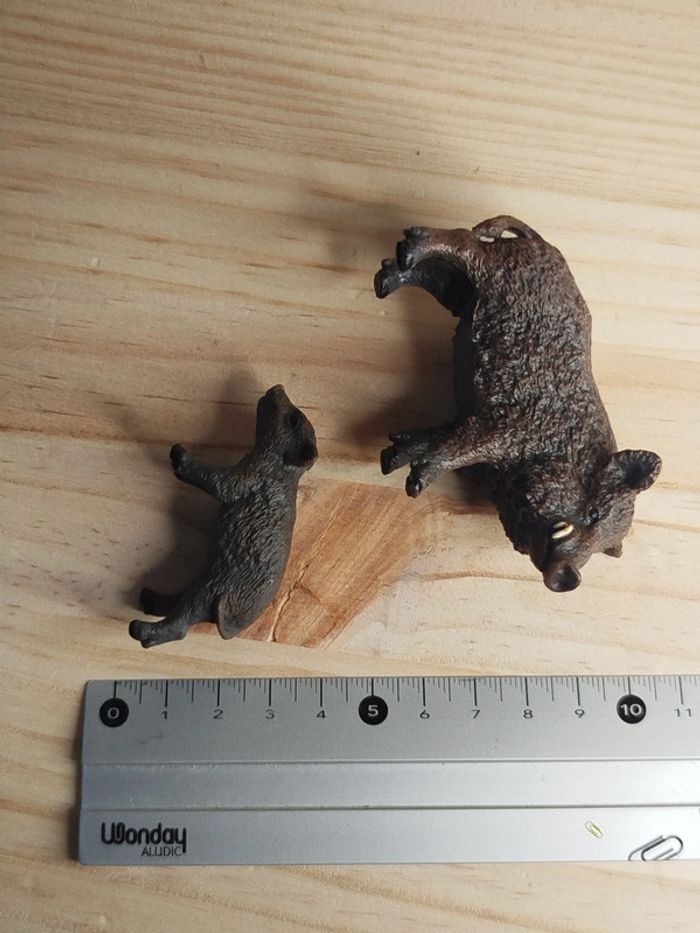 Figurine sanglier et marcassin Animal de la forêt - photo numéro 6