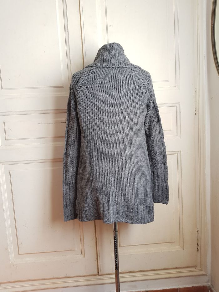 Gilet veste cardigan gris Oysho taille S - photo numéro 3