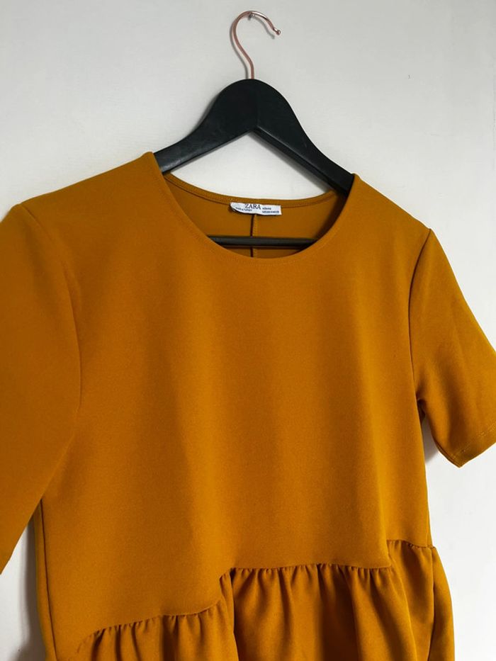 T-shirt ample jaune moutarde - photo numéro 2