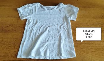 t-shirt MC 10 ans