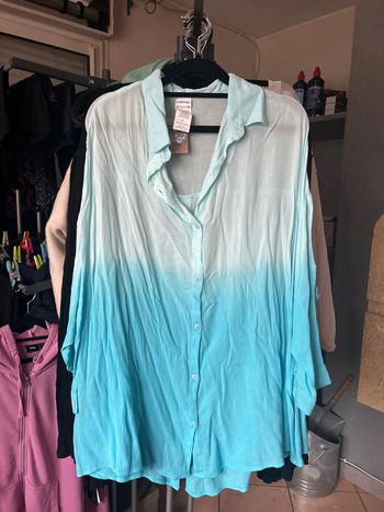 Chemise tie and Die turquoise