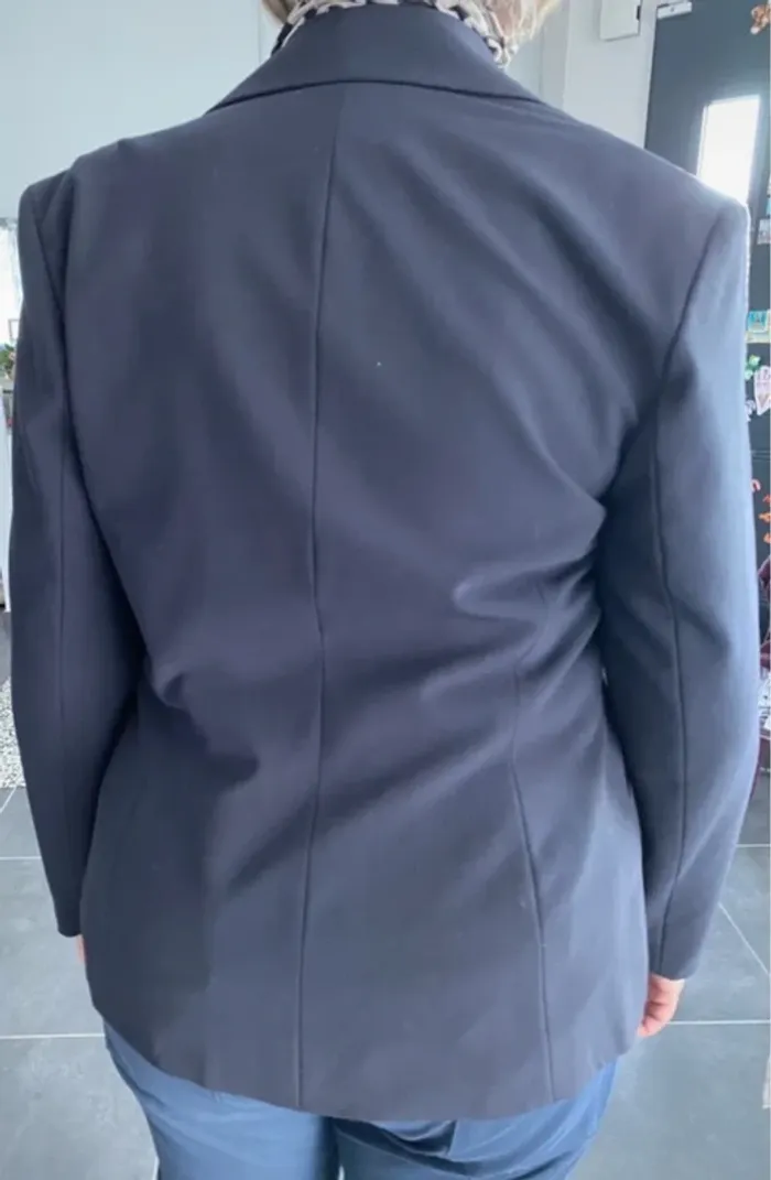 Veste blazer Kookai 42 bleu marine - photo numéro 6
