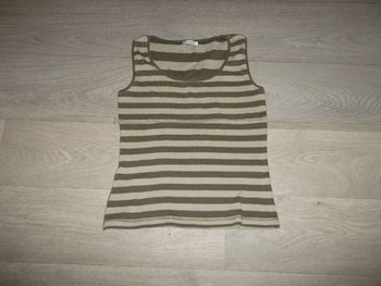 Tee shirt BURTON kaki clair et foncé taille M TBE