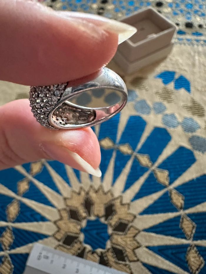 Bague en argent 925/1000ème taille 52 - photo numéro 5
