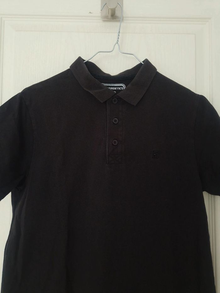 Polo noir uni homme Energetics taille S/36 - photo numéro 2