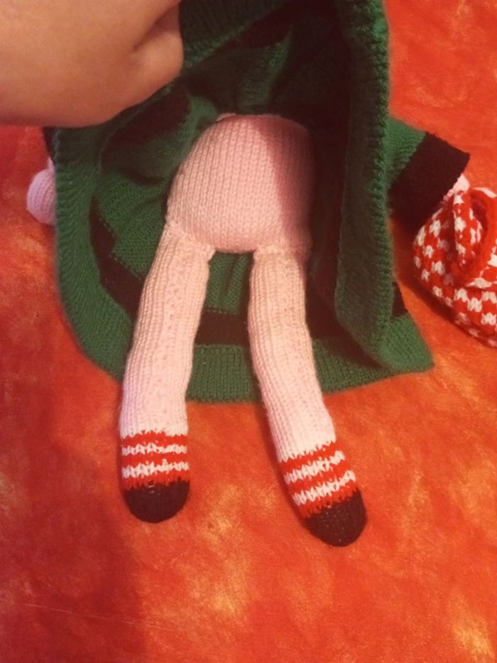 Bécassine en laine crochet, 45 cm - photo numéro 7