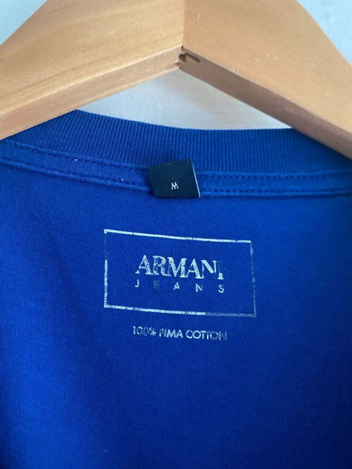 T-shirt bleu roi Armani homme taille M - photo numéro 3