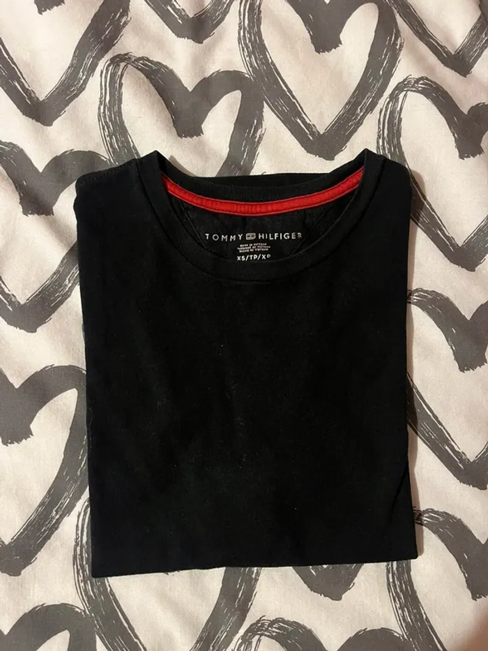 tee shirt noir tommy hilfiger - photo numéro 6