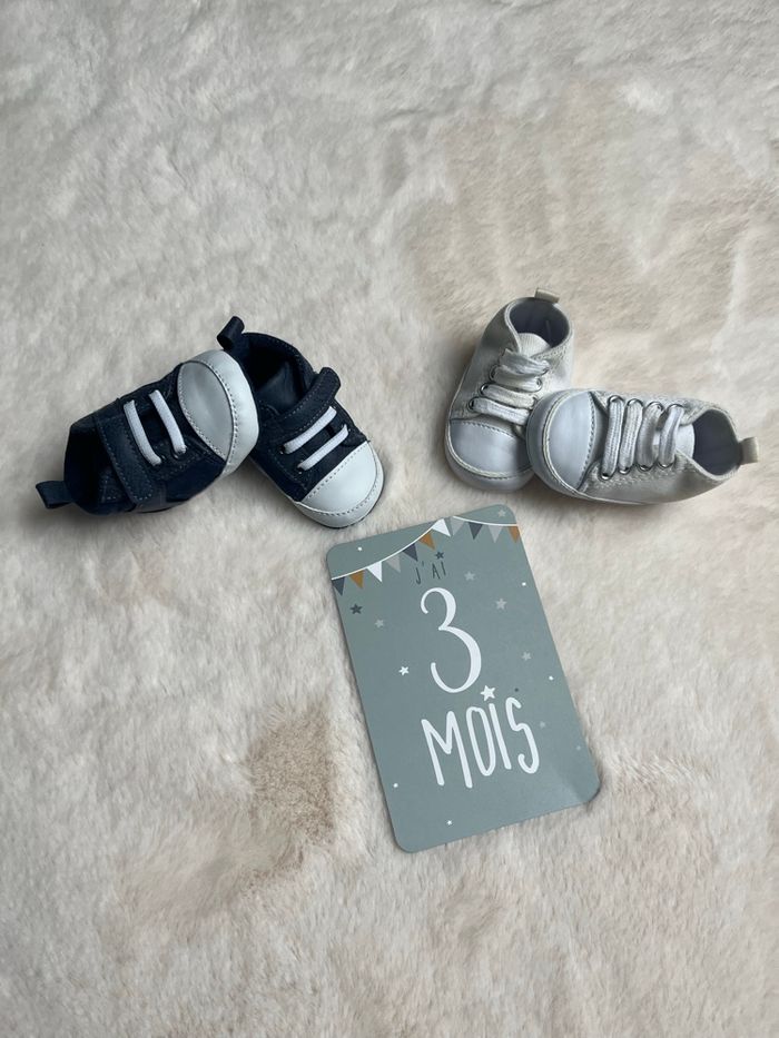 Lot paires de chaussures 0/3 mois