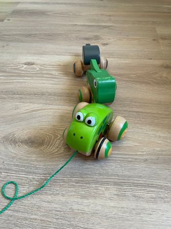 Aspiraloom Aspirateur Jouet En Bois – Magnétique, 6 Accessoires, Dès 2 Ans, Design Écolo Beige Et Vert