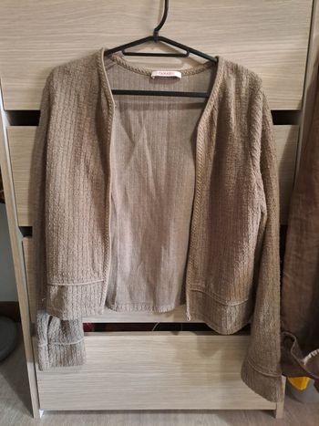 Gilet marron clair