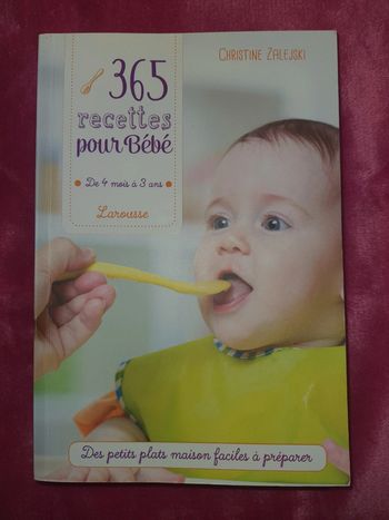 Livre 365 recettes pour bébé