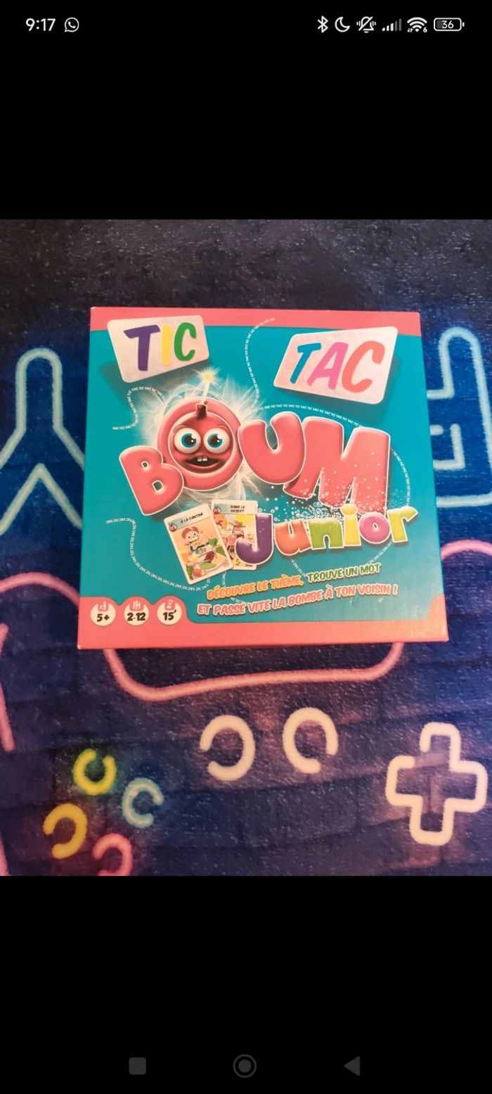 Jeu Tic tac boum junior