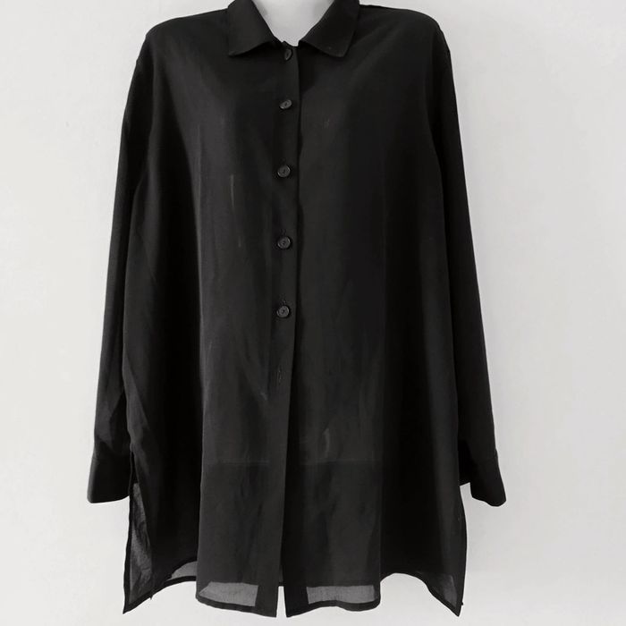 Chemise noire fluide - photo numéro 3