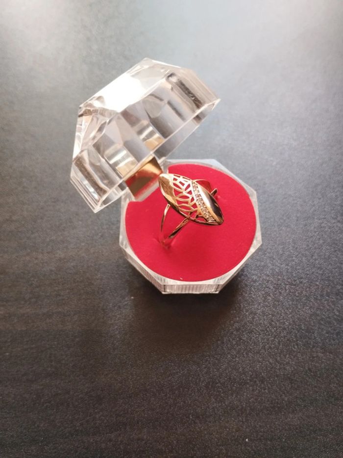 Bague vintage Marquise avec coffret cadeau - photo numéro 3