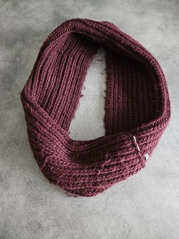 Echarpe tour de cou à grosses mailles femme - Taille unique - Pimkie - Violet
