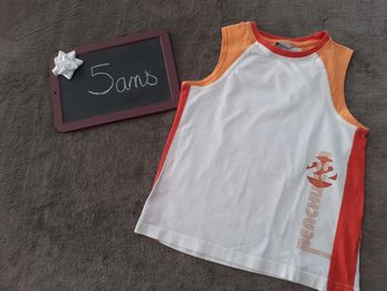 Débardeur garçon 5 ans