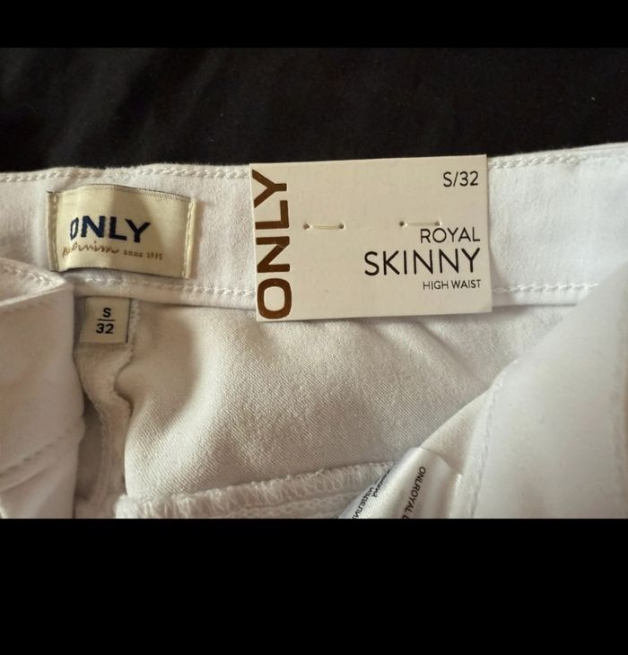 Jean only blanc taille 36 - photo numéro 3