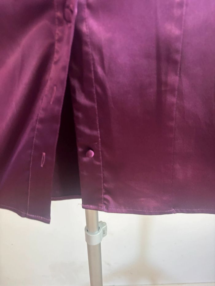 Chemise violet brilllante Rhapsodie taille XXL/44 - photo numéro 7