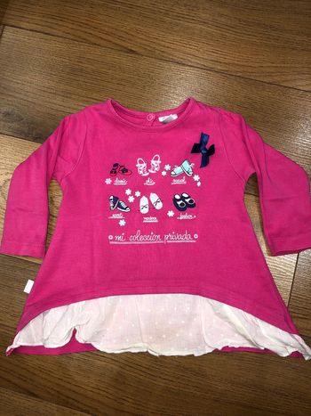 T shirt bébé fille manche longue 🌺 taille 6 mois très bon état