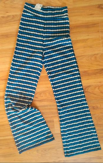 Pantalon jambes larges femme fille taille XXS 32