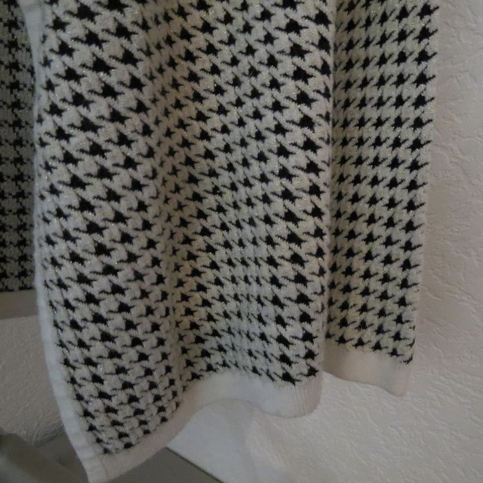 ✨ Veste cardigan houndstooth (pied-de-poule) chic & intemporel – effet brillant ✨ - photo numéro 4