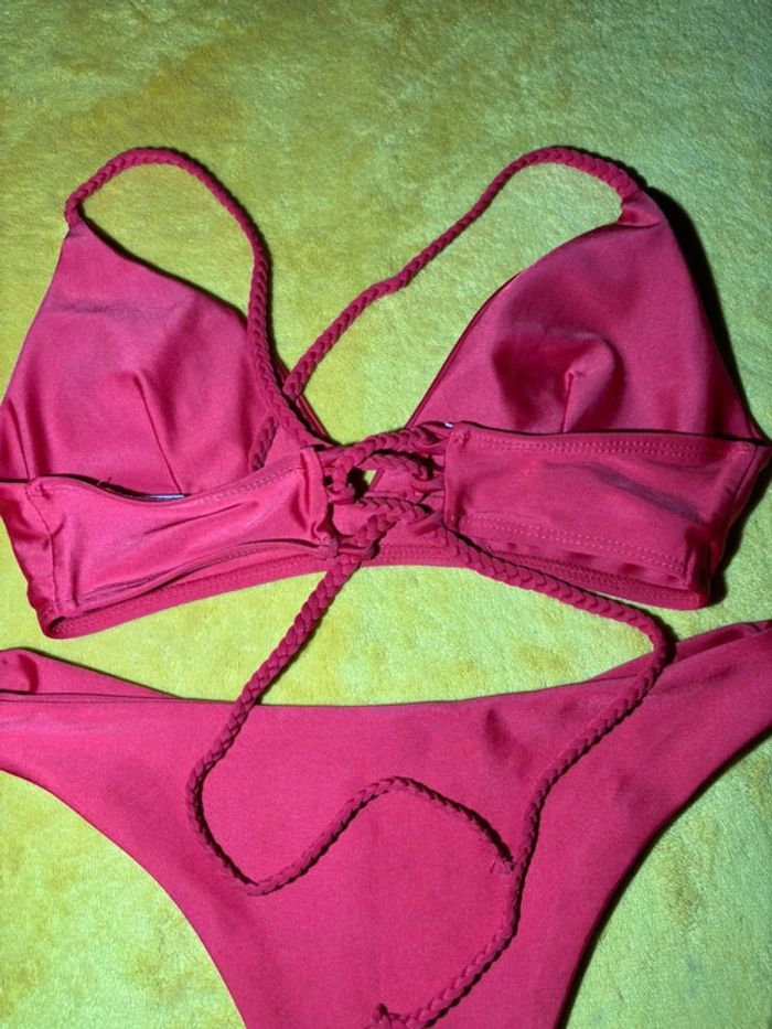 Lot 2 bikini rouge et blanc Taille S/36 - photo numéro 8