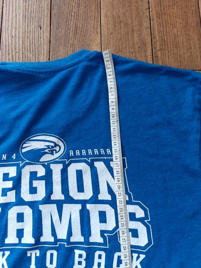 T-shirt Etowah eagrles basketball 2017-2018 Region champs bleu L - photo numéro 7