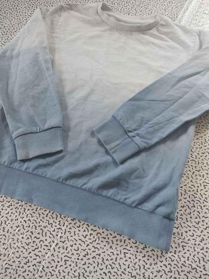 Sweat dégradé bleu/blanc – Gémo – 10 ans - photo numéro 4