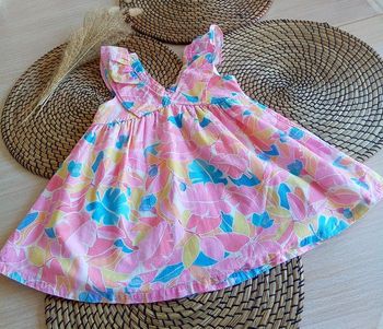 Jolie robe fleurie doublée Orchestra taille 3 ans