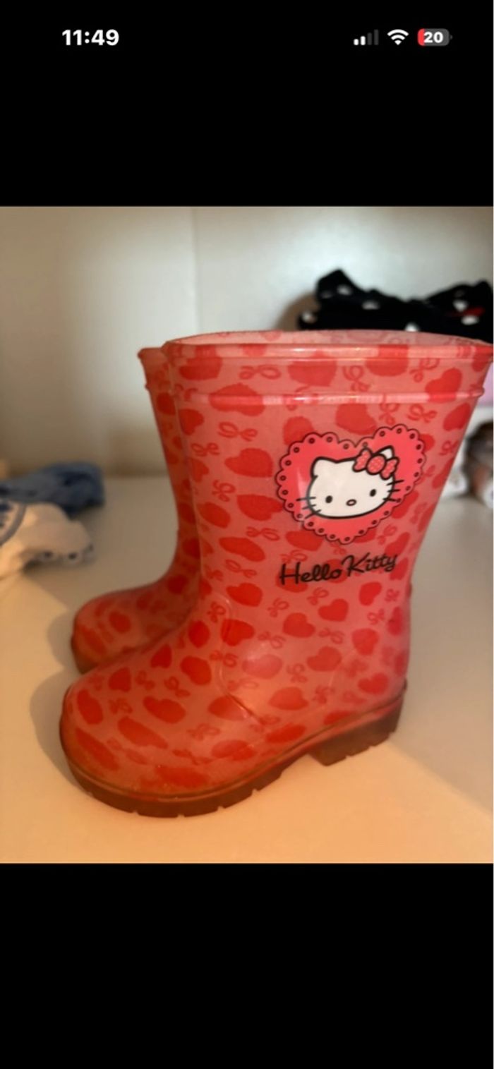 Botte de pluie hello kitty - photo numéro 3