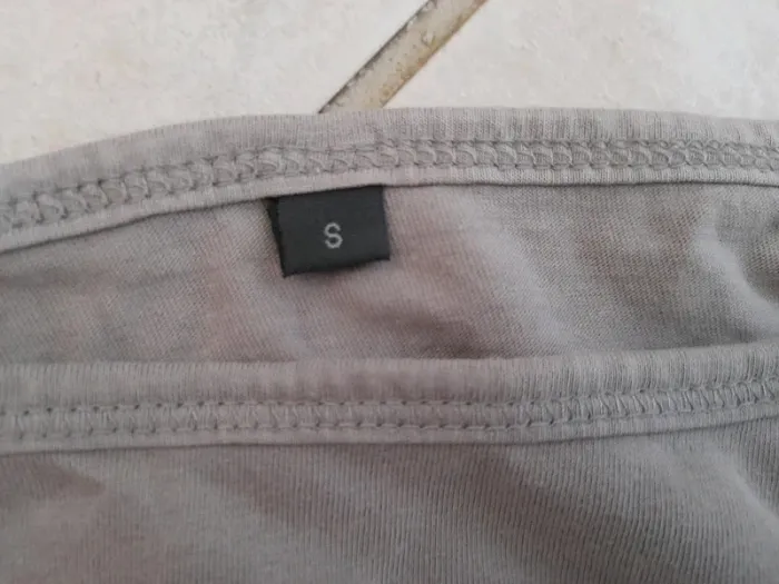 Débardeur à Bretelles en Coton Kaki - Taille S - Excellent État - photo numéro 3