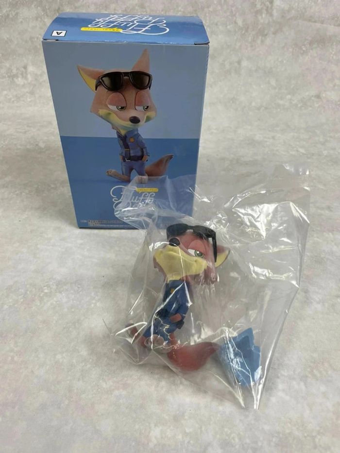 Figurine Disney Japon Zootopie Nick Wilde Fluffy Puffy - photo numéro 5