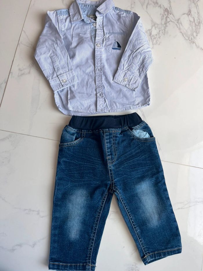 ensemble chemise et jean