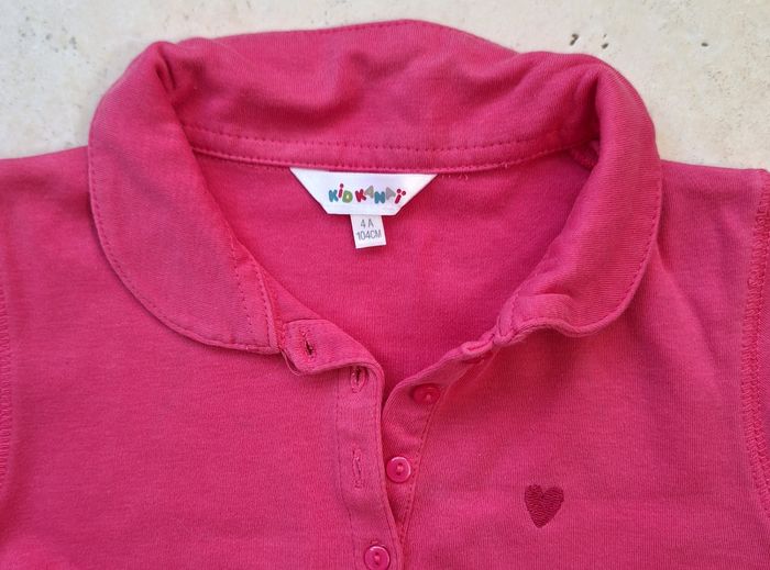 Polo rose Kidkanai - 4 ans - photo numéro 2