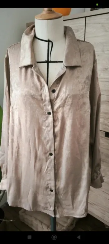 Chemise champagne or