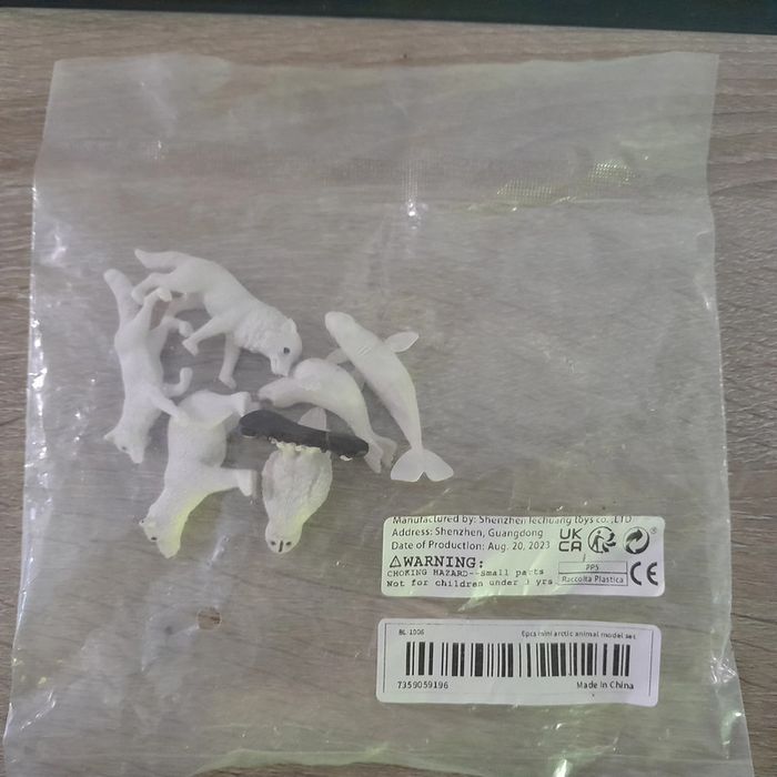 sachet figurines en plastique des animaux polaires - photo numéro 2