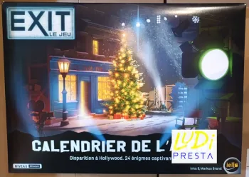 Exit : Calendrier de l'avent 2025 - Disparition à Hollywood - Neuf sous emballage, prix ferme