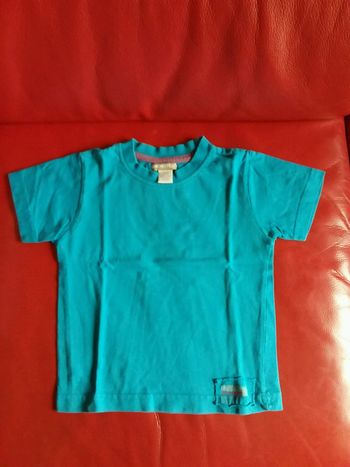 Tee-shirt manches courtes bleu