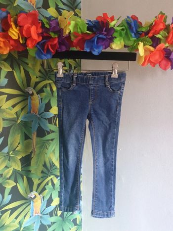 Jegging fille jean brut