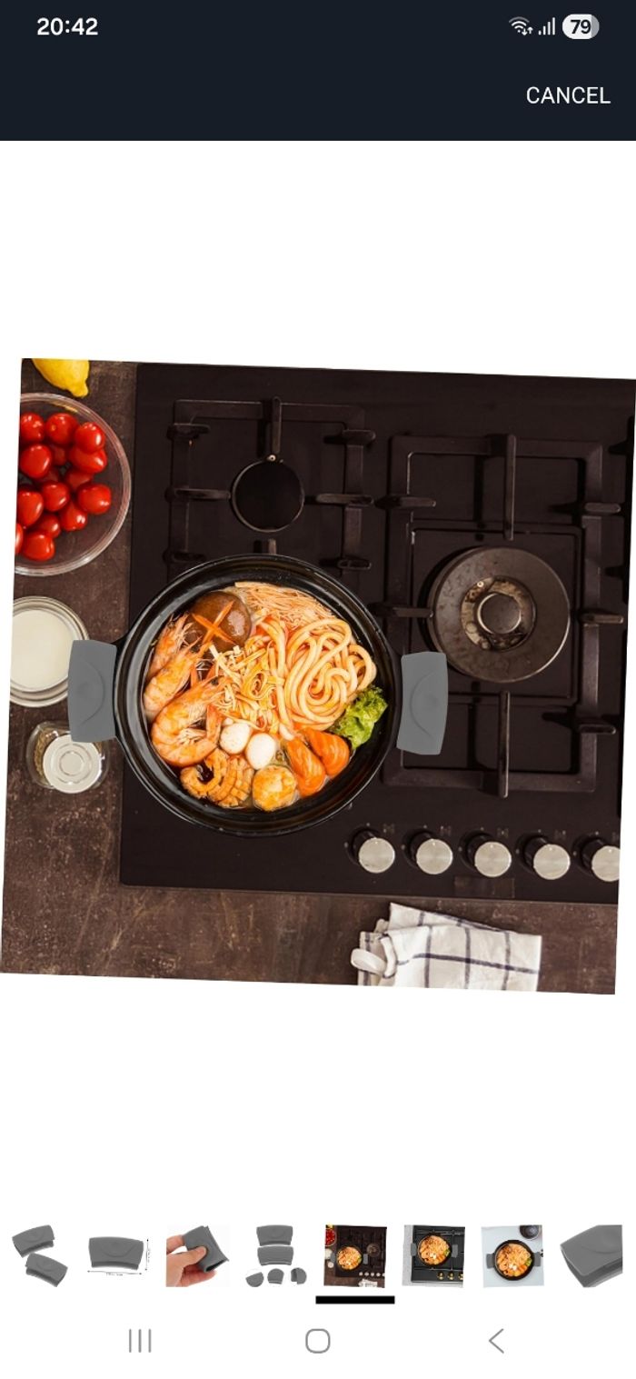 Poignées en Silicone pour Casserole - photo numéro 4