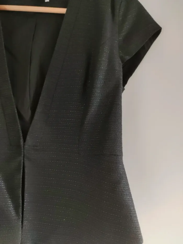 Veste manche courte noire 36 - photo numéro 2