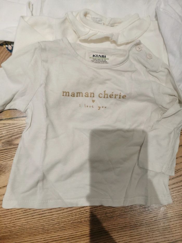 Lot de 10 haut manche longue 6 mois - photo numéro 4