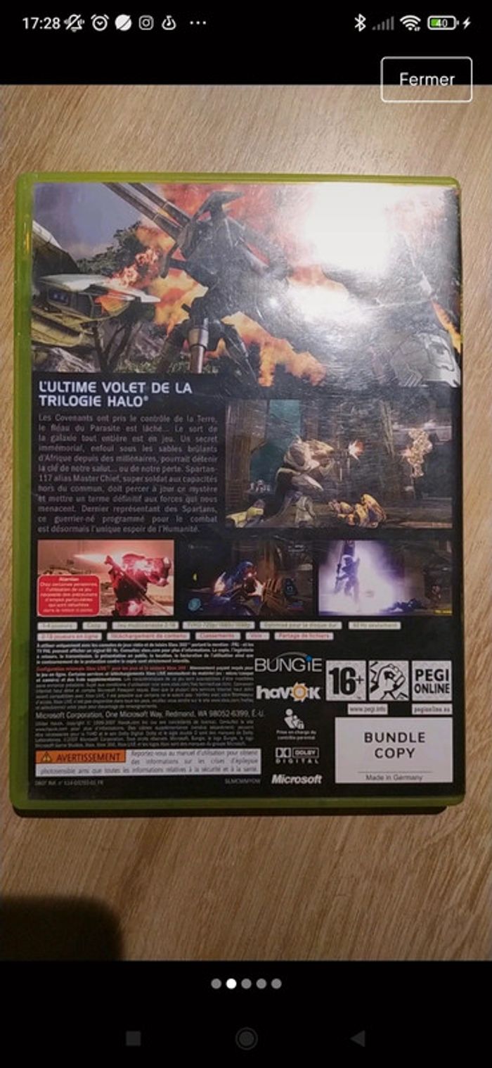 Halo 3 bundle copy xbox 360 - photo numéro 2