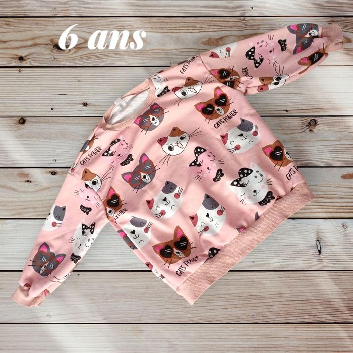 Sweat têtes de chats
