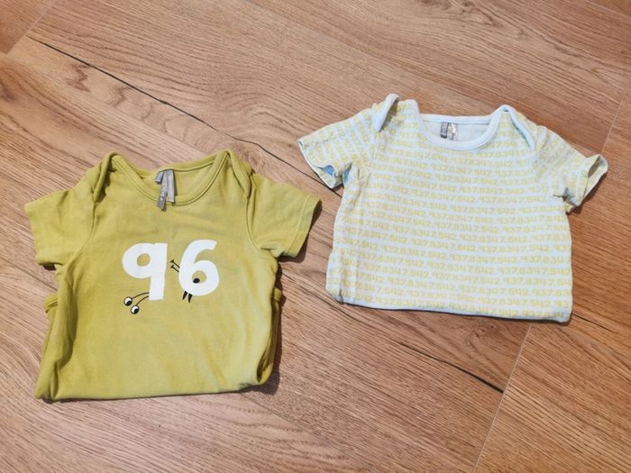 Lot de 2 bodies manches courtes Orchestra