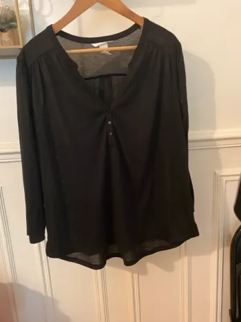 Chemisier noir H&M taille L