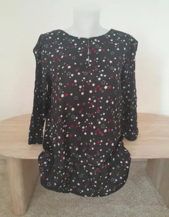 Blouse manches longues💫étoiles 💫 bras dénudées 💫💫Taille 38